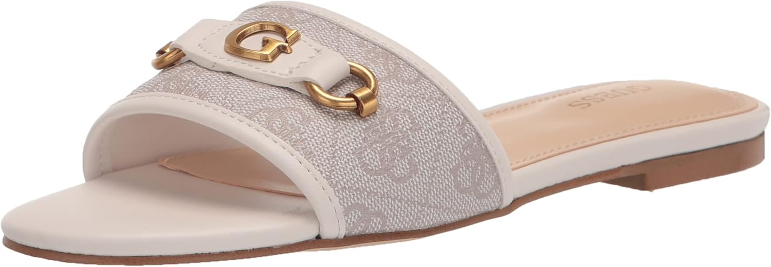 Sandales Plates GUESS Femme Hammi - Pantoufles Chic Et Confortables Pour Un Look Décontracté