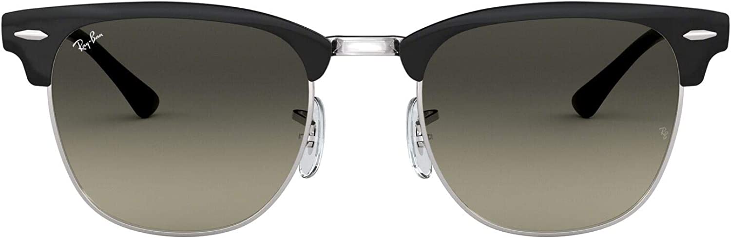 Mắt Kính Nữ Ray-Ban RB3716 Clubmaster Metal Square Sunglasses
