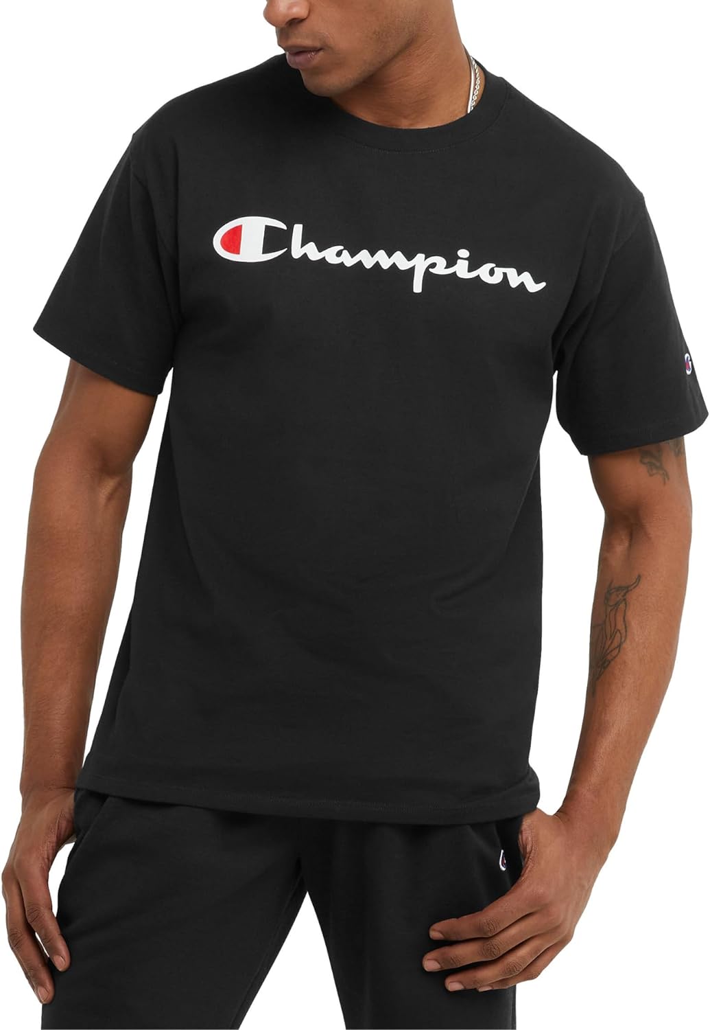 Áo Thun Nam Champion Classic T-Shirt, Screen Print Script