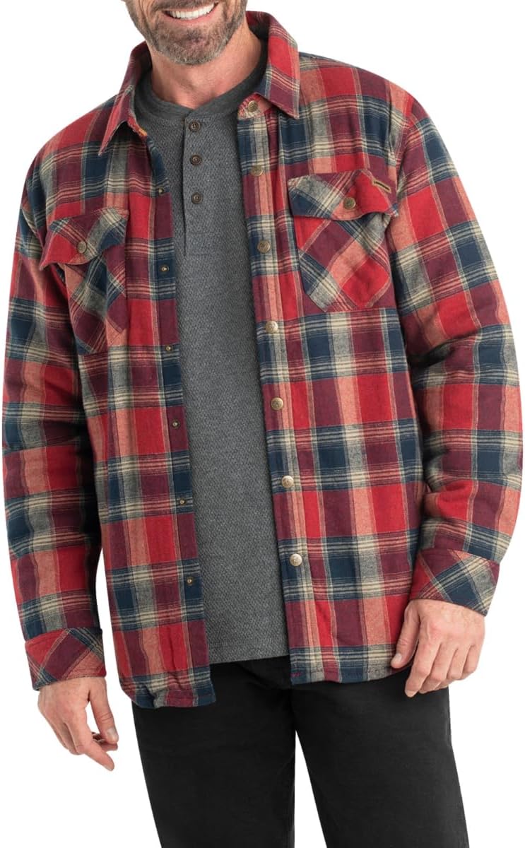 سترات رجالية Legendary Whitetails Archer Flannel Thermal Lined