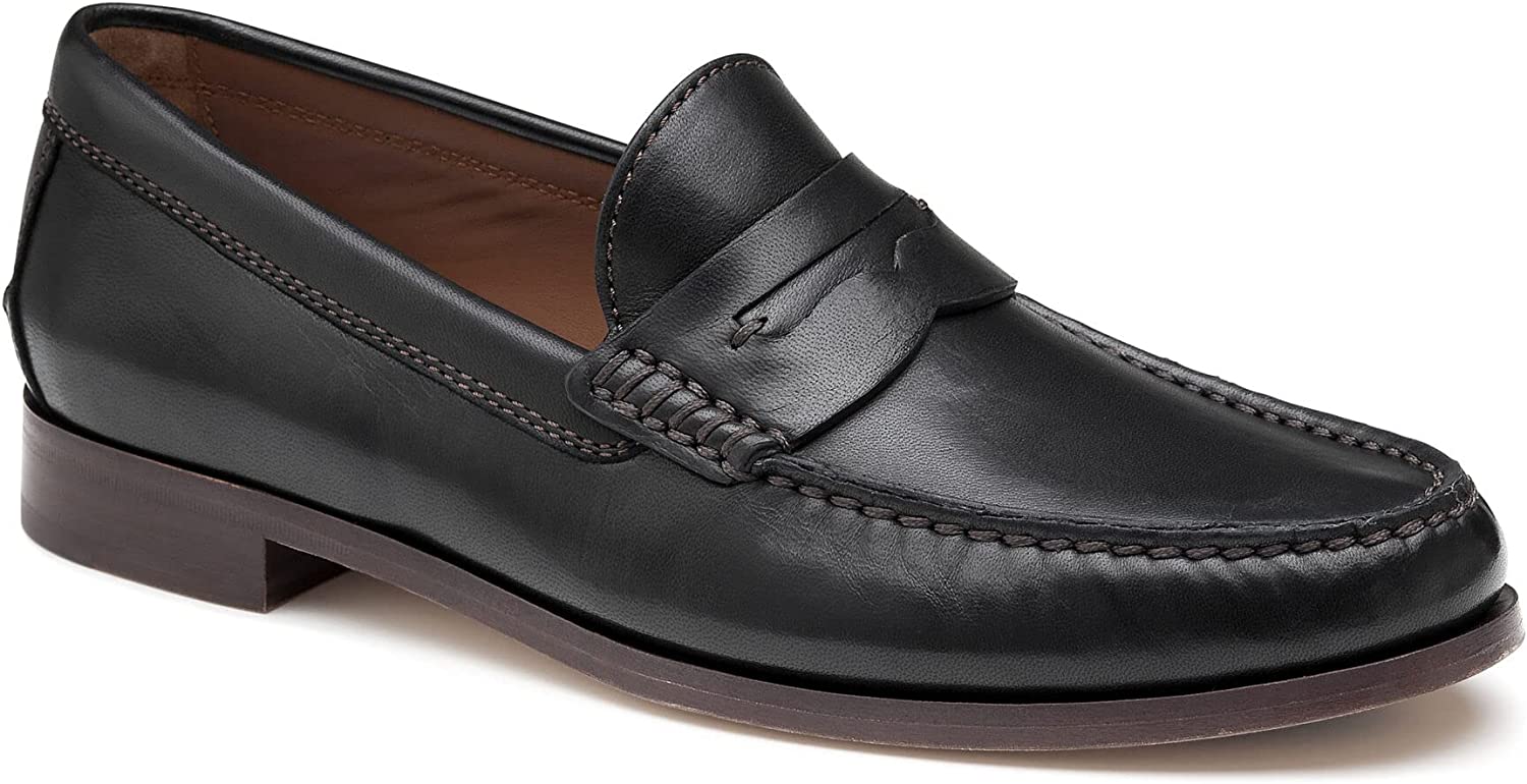 Sheep-skin Black Baldwin Penny Loafers Amazon.com: Johnston & Murphy Men main image 4