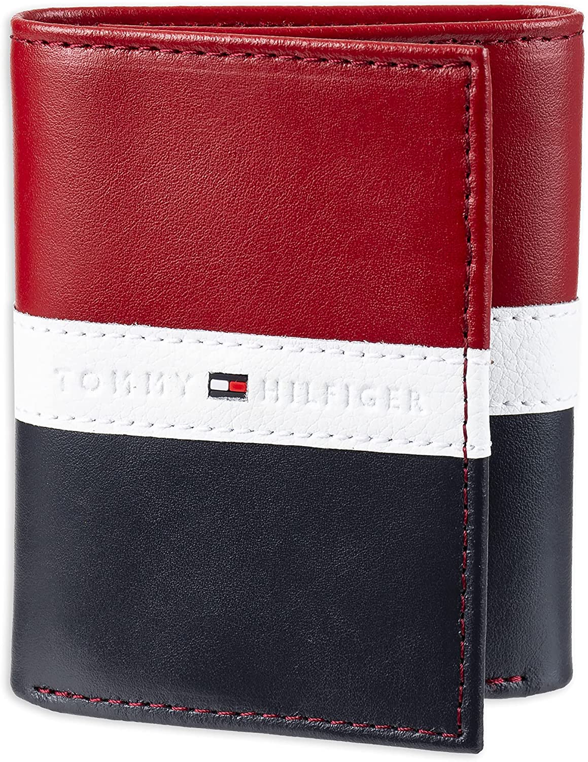 محفظة رجالية Tommy Hilfiger Men's Genuine Leather Slim Trifold