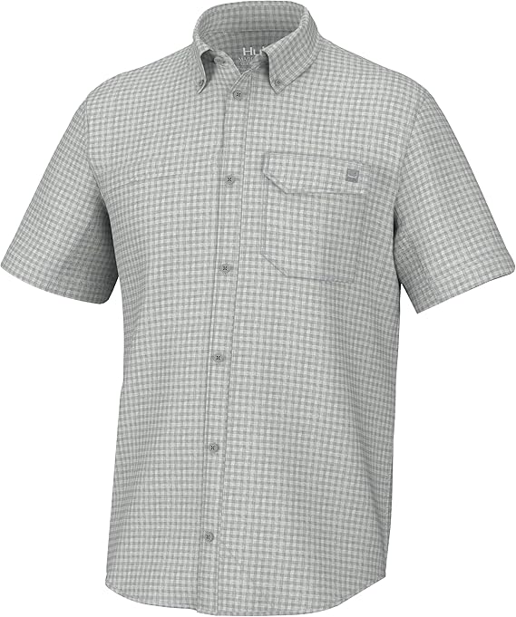 पुरुषों की शर्ट HUK Tide Point Pattern Short Sleeve