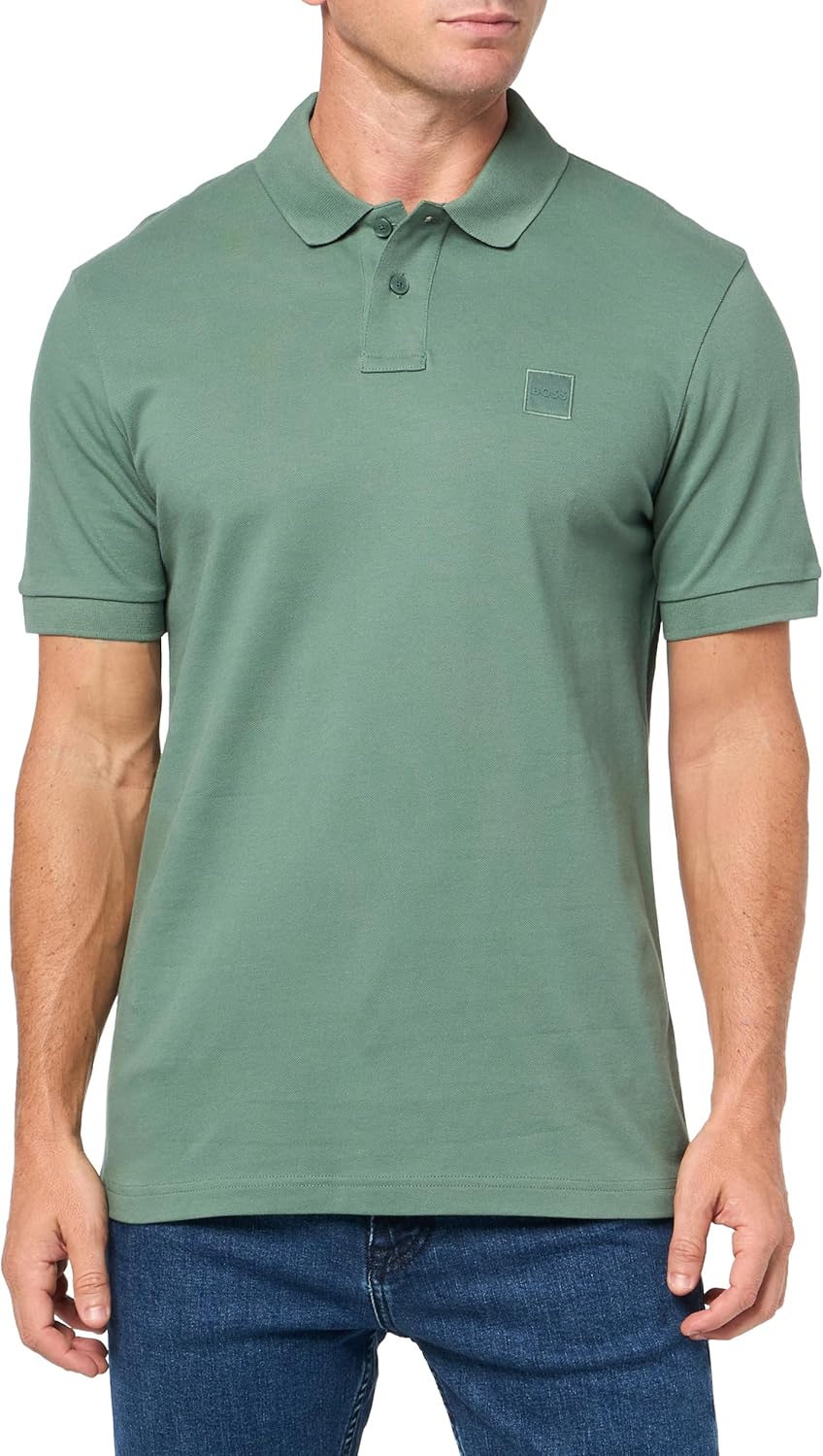Polo Hugo Boss Homme Vert T-Shirt Homme BOSS Men's Polo Shirt