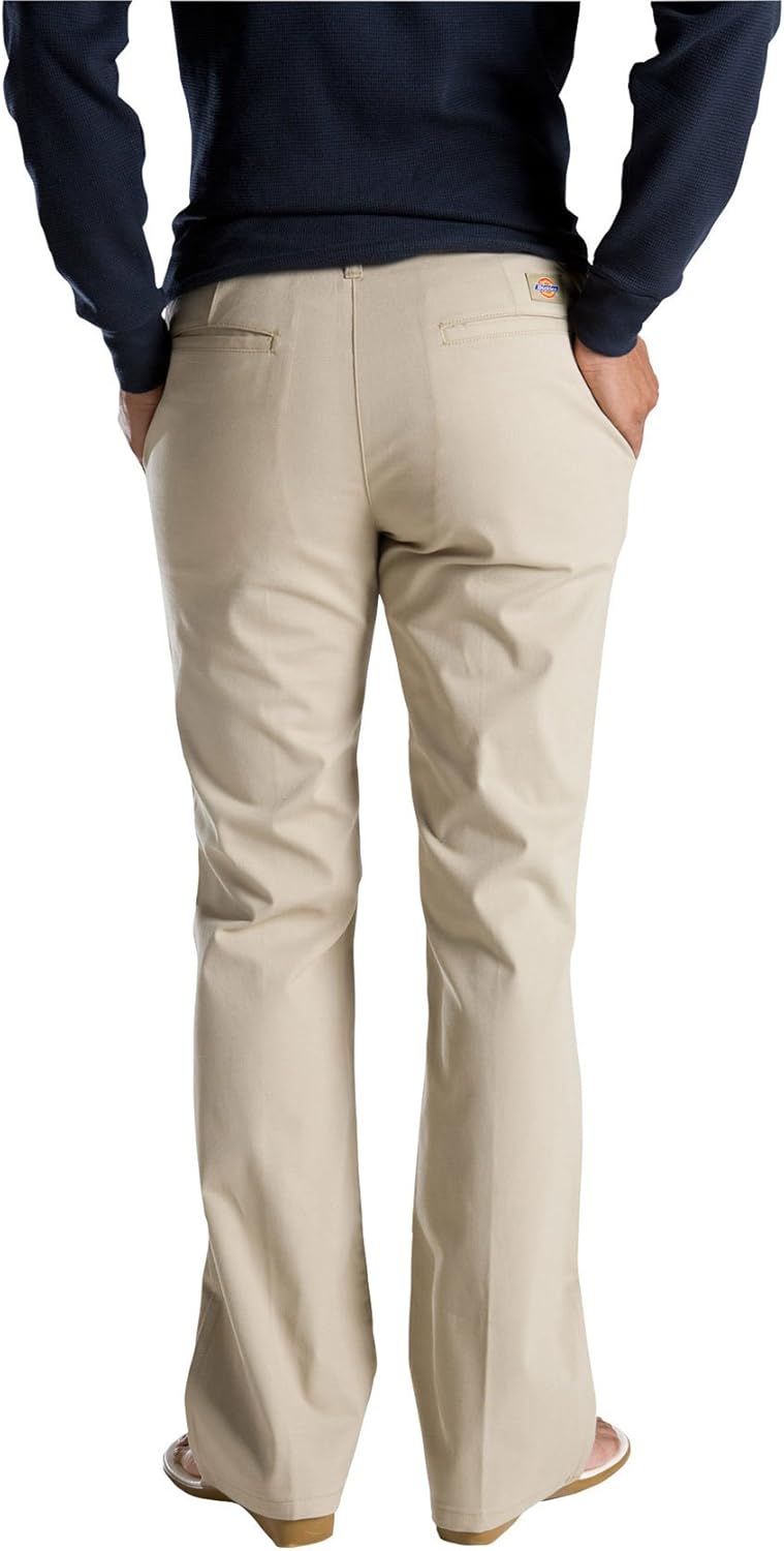 Twill Pants Dickies Slim Stretch Dickies Women's Mid Rise Straight