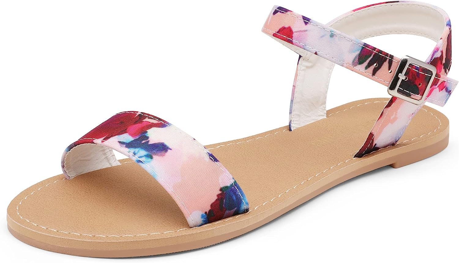 Giày Sandal Nữ DREAM PAIRS Cute Open Toes One Band Ankle Strap