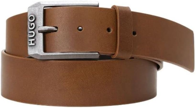 Ceintures Homme HUGO Men's Logo Buckle Leather Belt