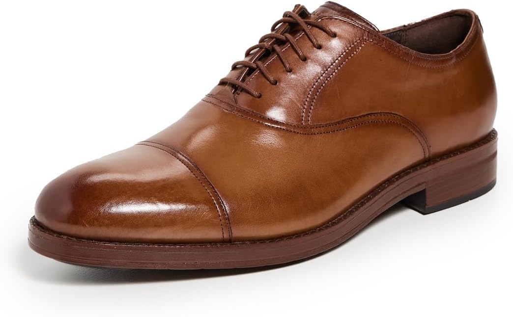 Cole Haan Jay Grand Cap Ox Men\'s Oxford Dress Shoes British Tan Leather 11 M COLE HAAN GRAND. OS JAY MENS 9M LEATHER GRAND CAP OXFORD  main image 4