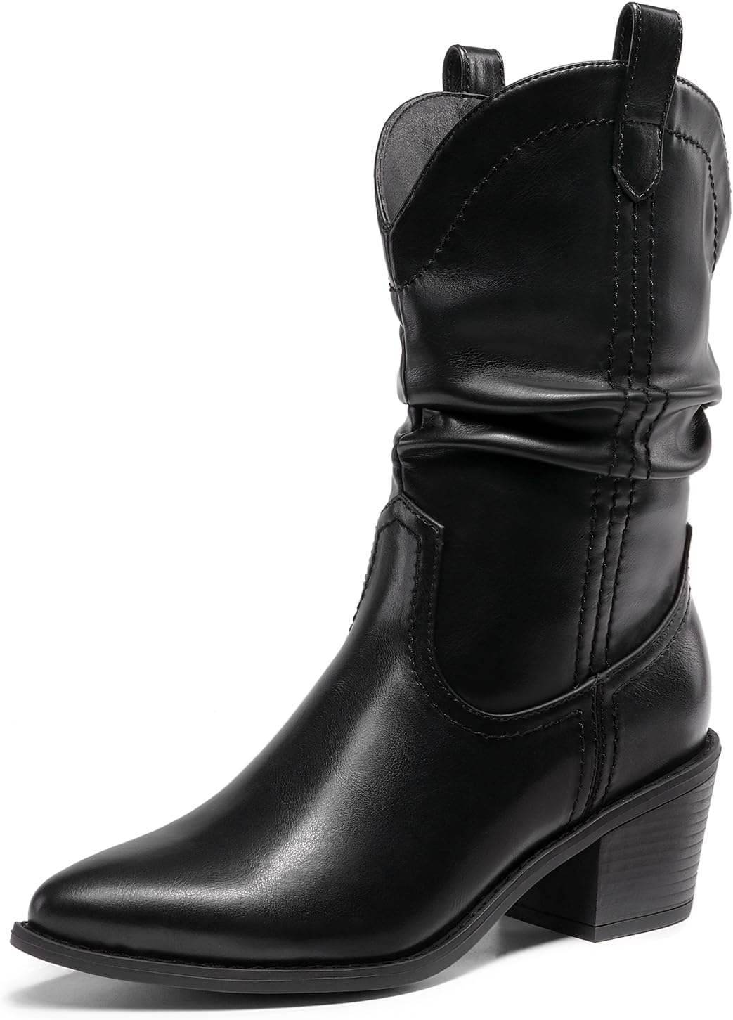 Damen Stiefel Schlupfstiefel Boots Damen Schlupfstiefel