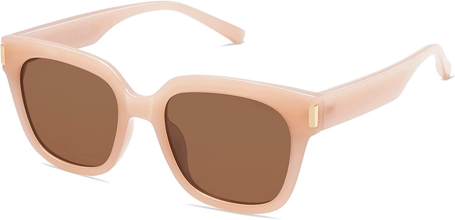 Classic Polarized Sunglasses for Women Men Trendy Square Frame SJ2149 Trendy Square Frame Polarized Sunglasses for Men and  main image 4