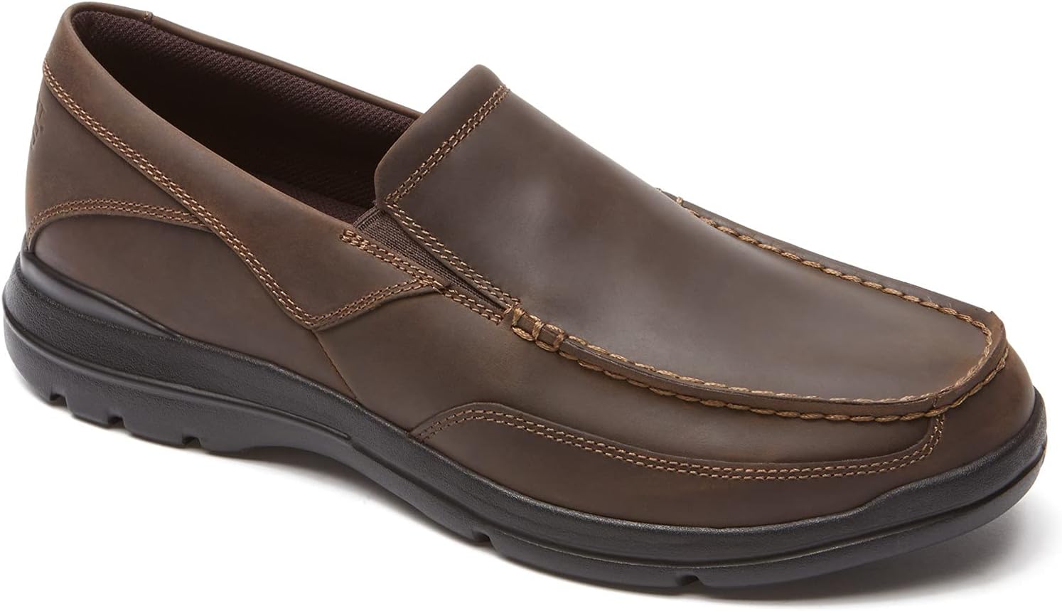 Rockkport XCS Mens Genuine Leather Slip-ons Brown Size 8 Lightweight Rockkport XCS Mens Genuine Leather Slip-ons Brown Size 8  main image 3