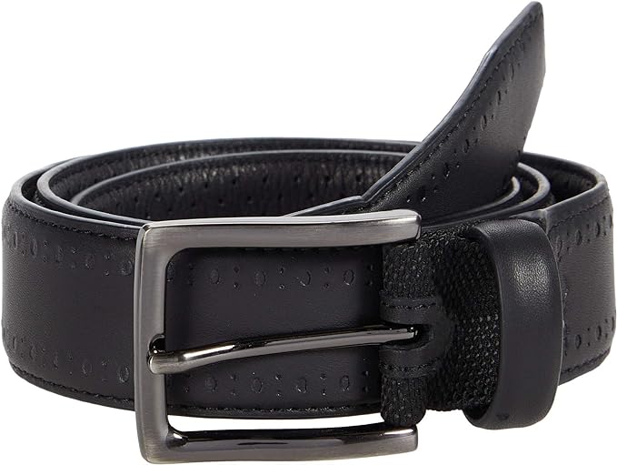 Johnston & Murphy Perfed-Edge Belt Tan Free Shipping | Clothing