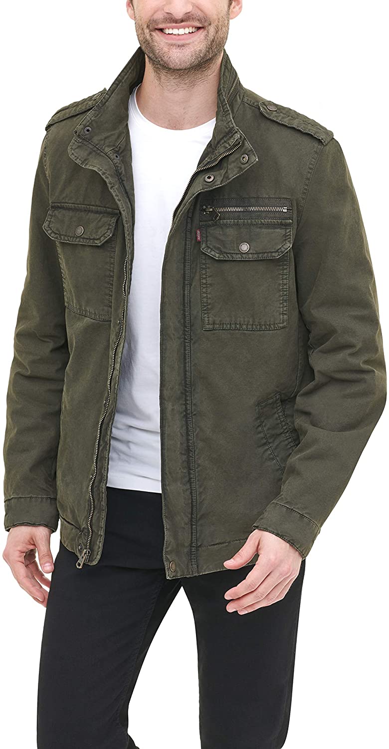 Chaqueta Ligera Hombre Levi's Men's Washed Cotton Military
