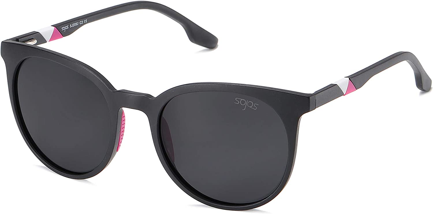 Oversized Round Polarized Sports Sunglasses, Ultralight TR90 Frames Amazon.com: SOJOS Oversized Round Polarized Sports  main image 2