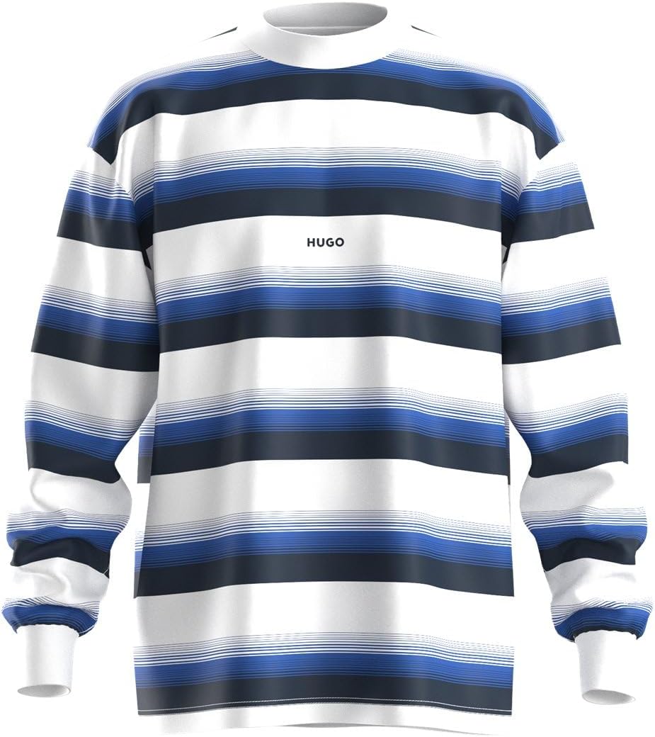 BOSS - ロングスリーブTシャツ ストレッチコットン コントラスト