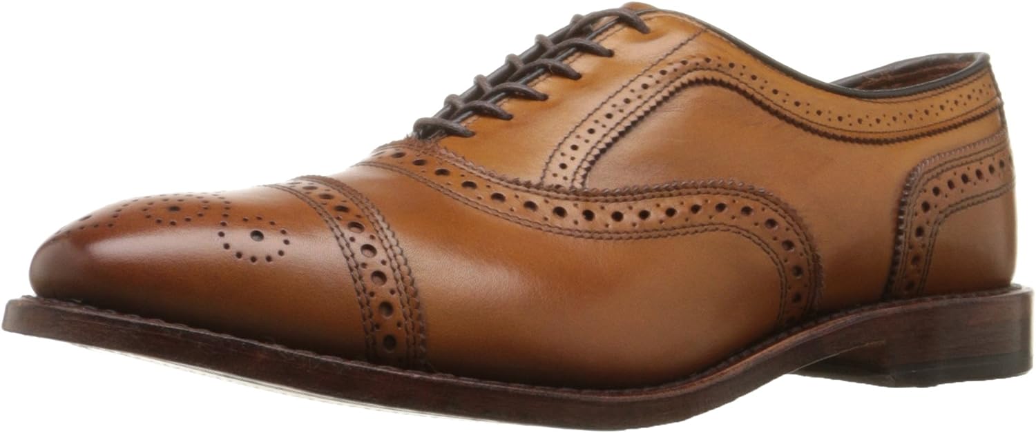 Allen Edmonds Wilbert Oxford Men\'s Brown Leather Handcrafted Shoes Size 11.5D Allen Edmonds Mens Wilbert Oxford Shoes 11.5B | Mercari main image 3