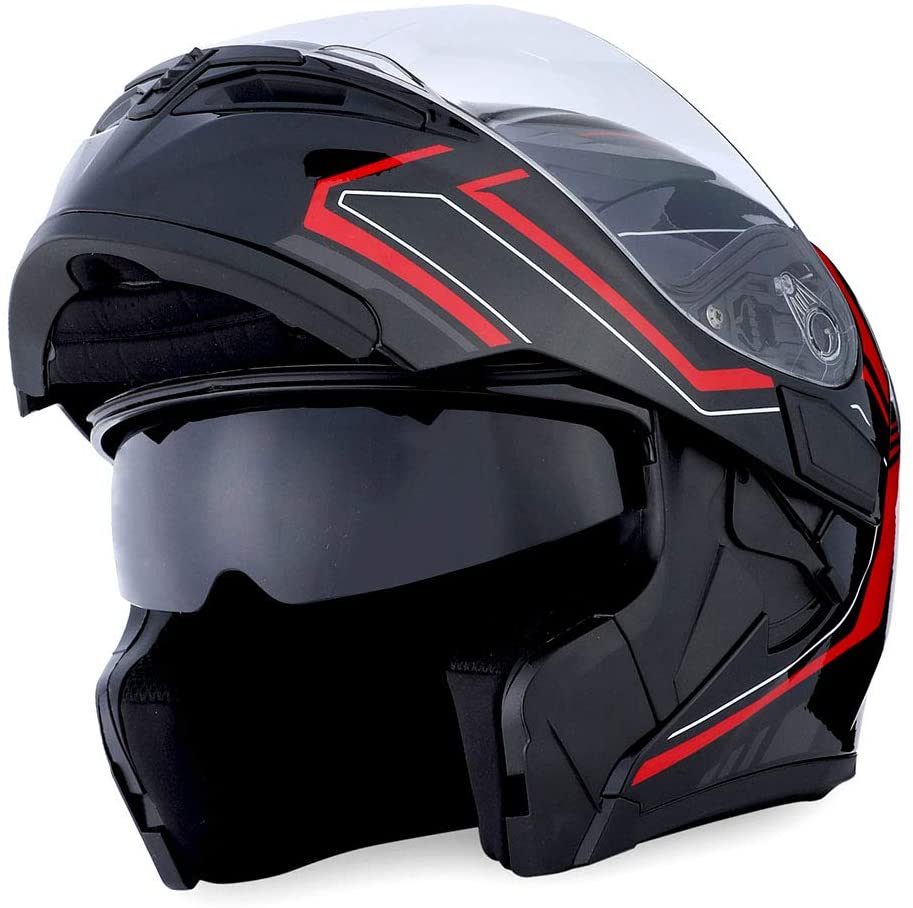 Mũ Bảo Hiểm 1Storm Motorcycle Modular Full Face Helmet Flip up