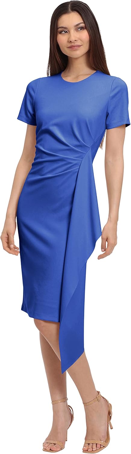 maggy london blue dress Ruffle Sleeve Square Neck Maxi Dress – Maggy London main image 0