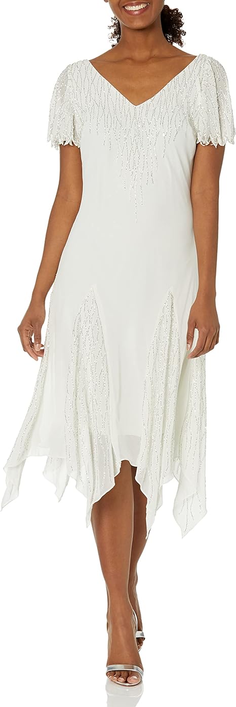 J Kara Women's Short Beaded Dress
