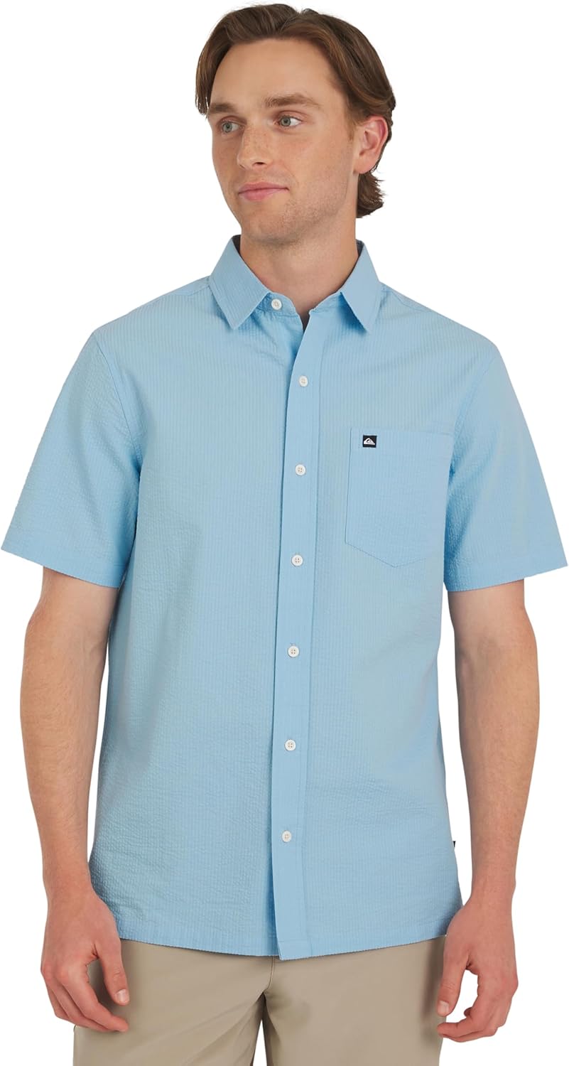 Camisa Para Hombres Quiksilver Men's Premium Cotton Short Sleeve