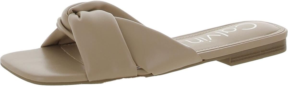  （カルバンクライン）Jotie Heeled ミュール Amazon.com | Calvin Klein Women's Jotie3 Heeled Sandal