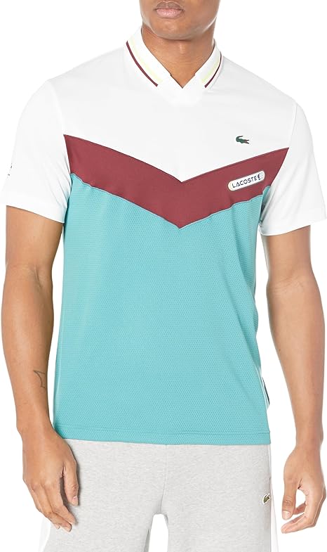 Lacoste Mens Tennis X Daniil Medvedev Slim Fit Seamless Polo