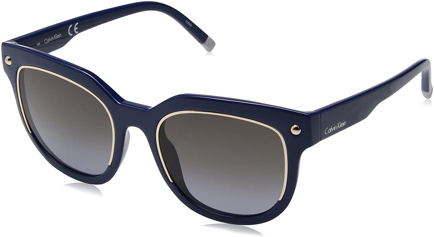 NEW CALVIN KLEIN women\'s ck3192s square sunglasses in black 001 Calvin Klein Green Square Men main image 3