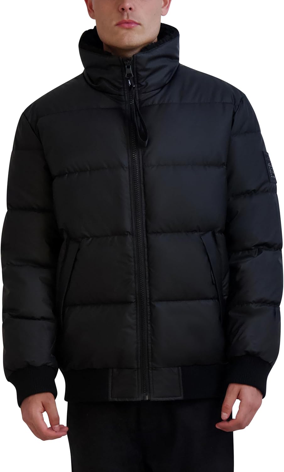 KARL LAGERFELD Paris Men's Short Puffer Jacket