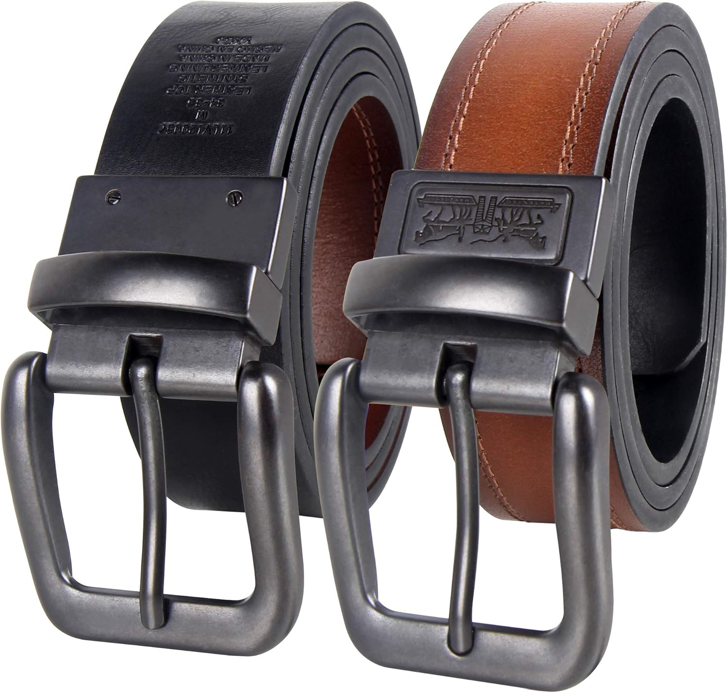 Levi's Men's Two-in-one Reversible Belt