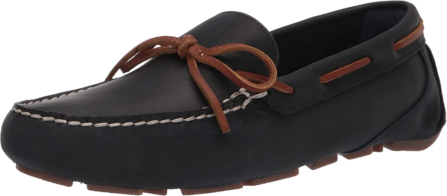 Sperry Davenport 1 Eye Navy Blue Driver Moccasin Toe Slip On Loafer Shoes Men 13 Davenport Pull Up Leather 1-Eye Driver Black | Sperry main image 3
