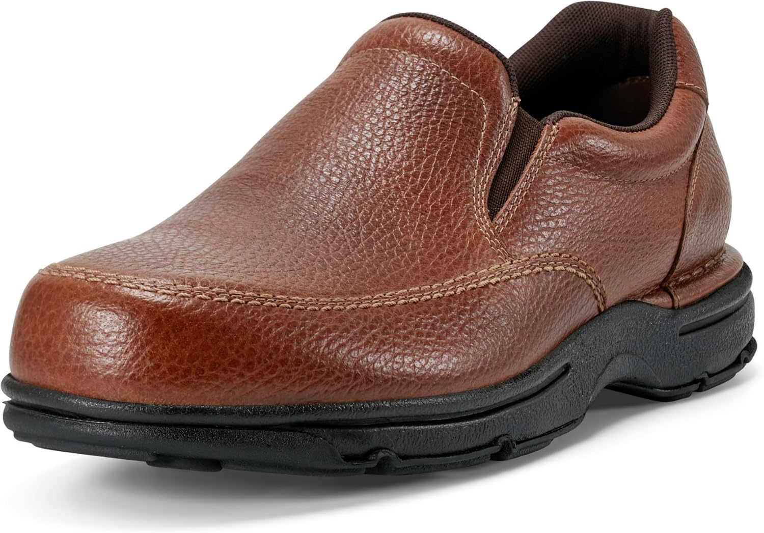 Rocsports Brown Leather Slip-On Loafers Rockport Zonecush MG Slip-On Loafer Walking Shoe - Mens  main image 4
