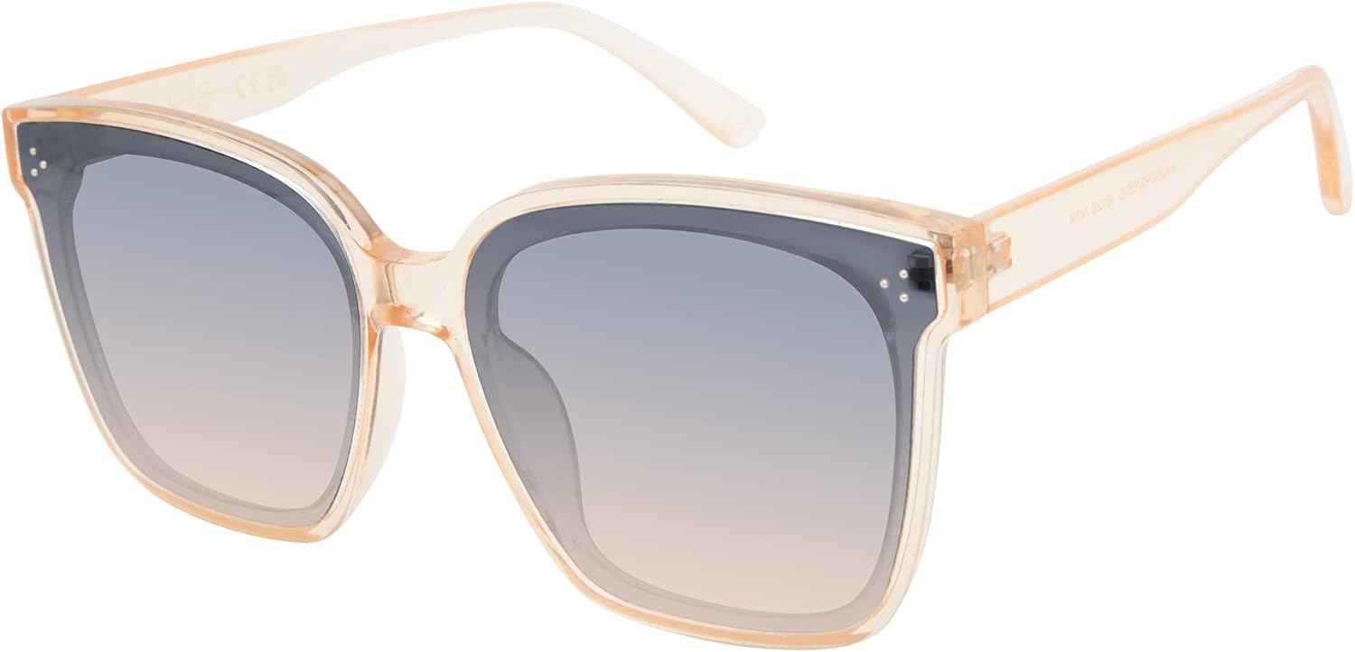 Jessica Simpson J6128 nude crystal Retro‎ Square Uv400 Protection Sunglasses new Jessica Simpson Women main image 4