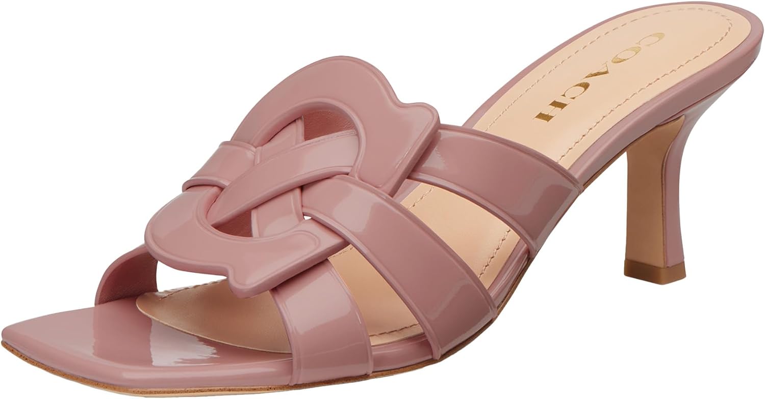 【COACH】★おしゃれ★Tillie Sandal★日本未発売★送料無料!! Amazon.com | Coach Women's Tillie Leather Sandal Pump, Black