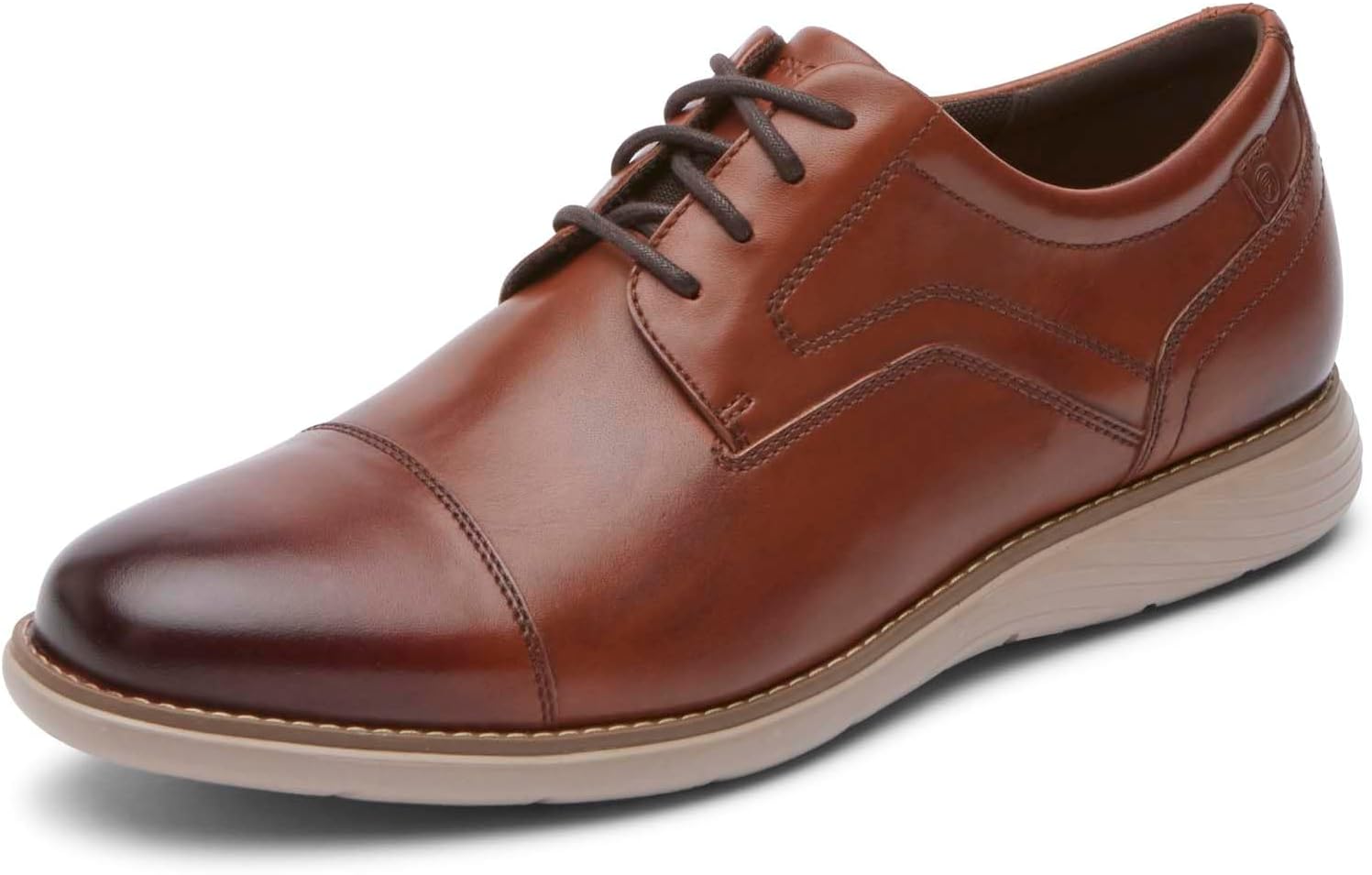 Rockport Men's Garett Wingtip Oxford - Comfort Dress Shoes With TruTECH Cushioning