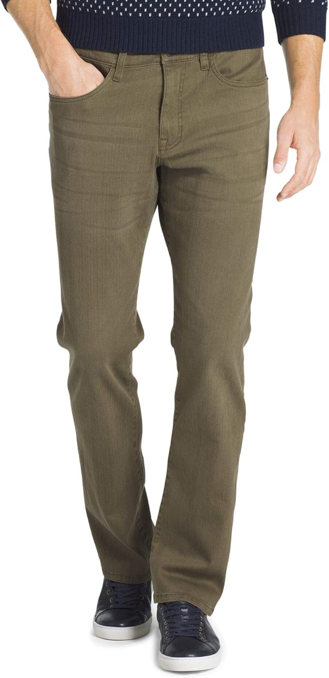 green emerald velvet dress American Chino Flat-Front Slim Fit Pant