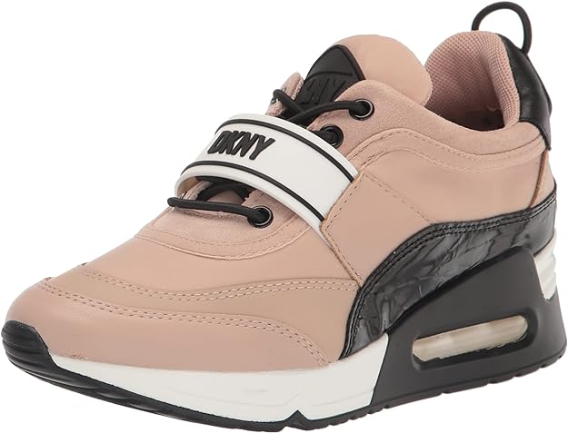 DKNY Women's Comfortable Leather Flat Sandal Slide, DP Vanilla, 並行輸入品 DKNY Faux Leather Pull-On Leggings Black XS at  Women\u0027s