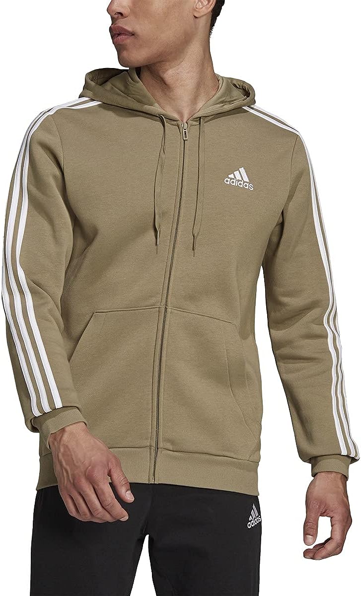 Áo Khoác Nam adidas Essentials Fleece 3-Stripes Full-Zip Hoodie
