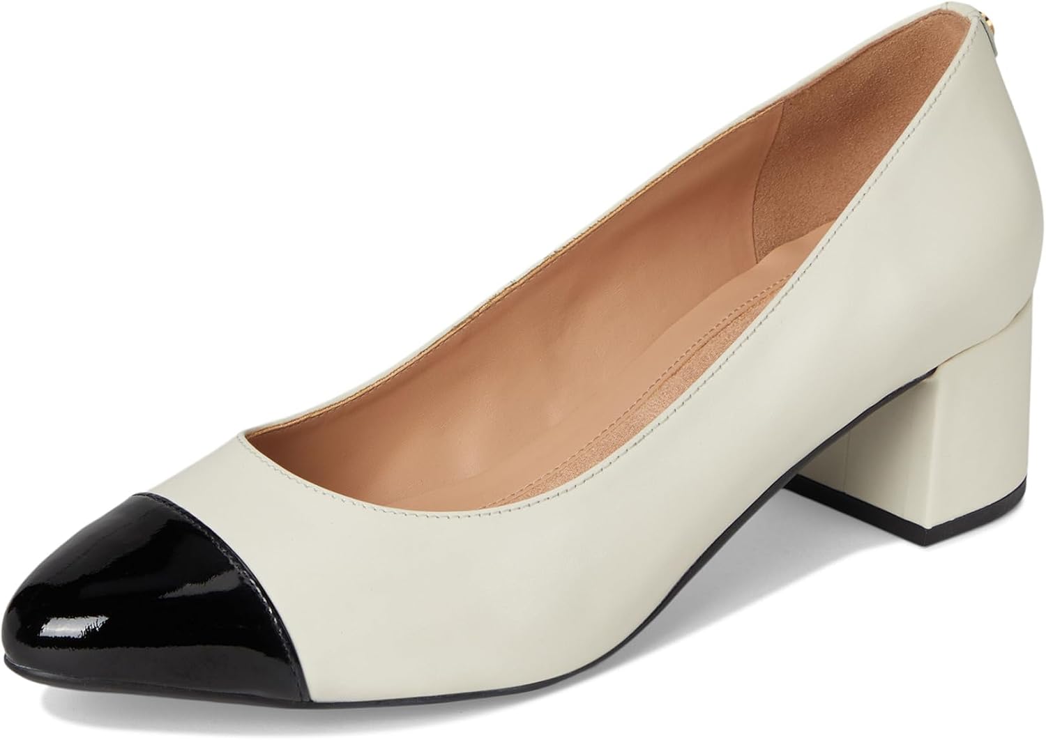 コールハーン　COLE HAAN THE GO-TO PUMP 45mm Women's Cole Haan The Go-To Block Heel Pump 45MM | Zappos.com