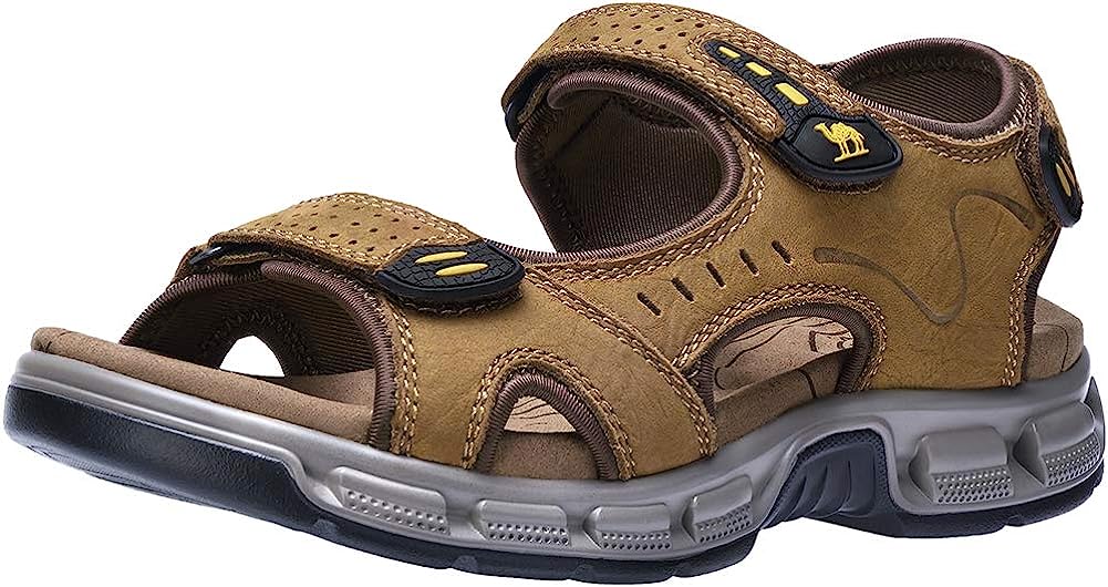 Zapatos Sandalias Hombre CAMEL CROWN Men's Leather Sandals