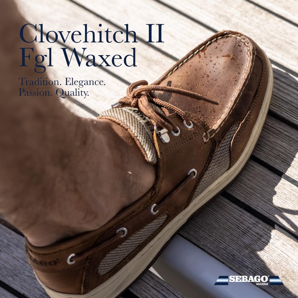 Giày Nam Sebago Clovehitch II FGL Waxed Boat Shoes