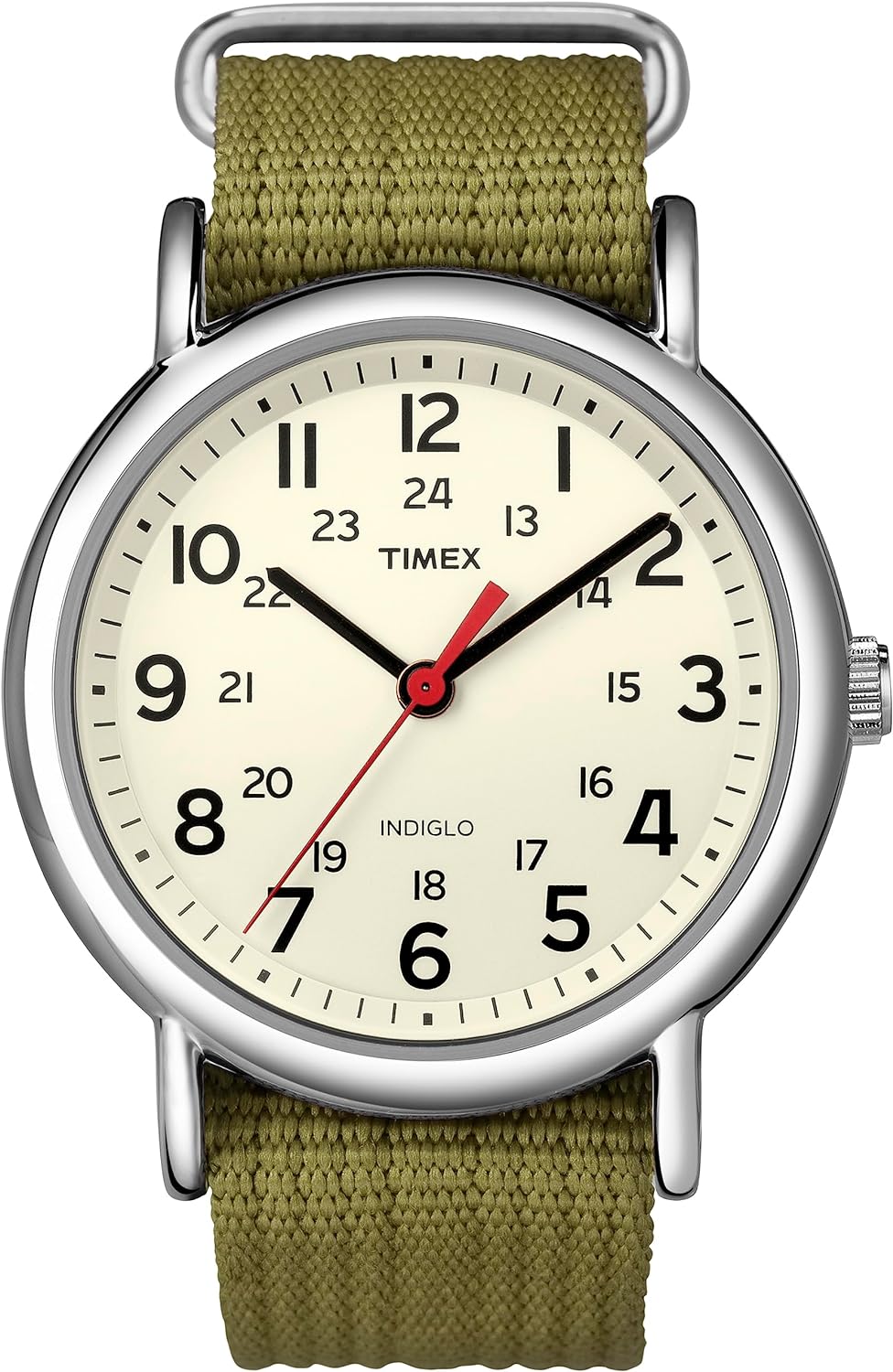 Timex Unisex T2N647 Weekender 38mm Black Nylon Slip  display picture 1