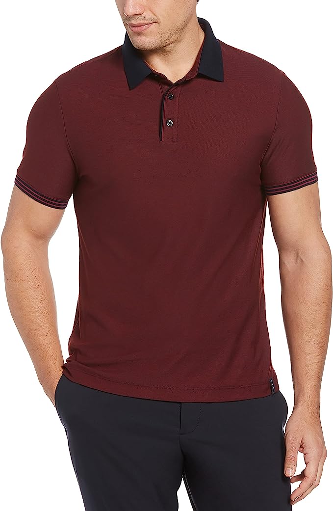 Camiseta Para Hombres Perry Ellis Men's Icon Polo Shirt