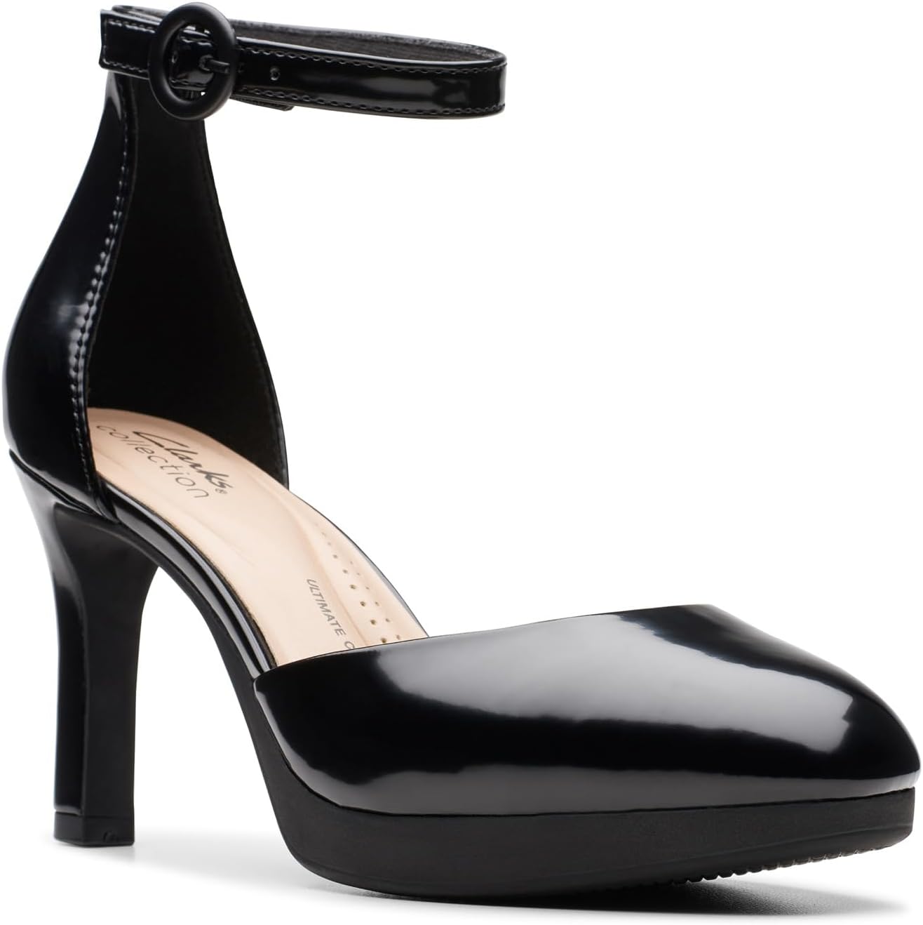 Clarks Women's Shondrah Jade Pump - Comfortable Low Heel Dress Shoes With Cushion Support