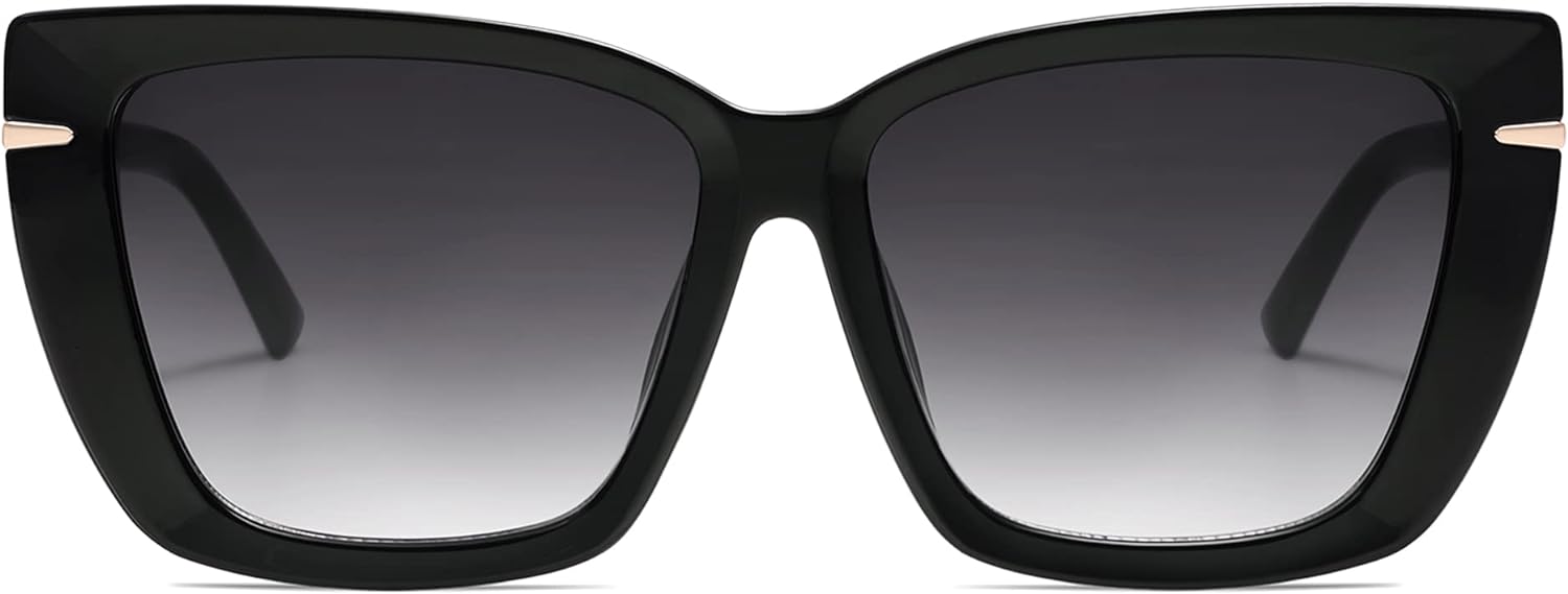 SOJOS Oversized Cat Eye Sunglasses Womens Retro Vintage 70s  display picture 1