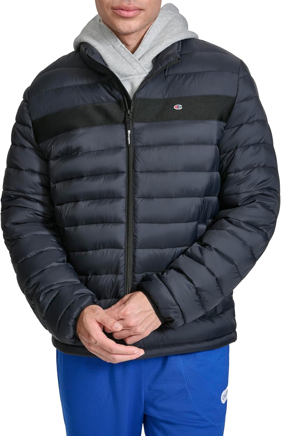 Champion Mens Lightweight Packable Puffer Jacket