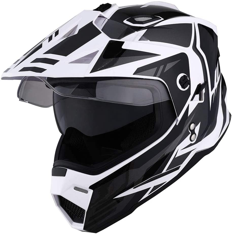 Mũ Bảo Hiểm 1Storm Dual Sport Motorcycle Motocross ATV Dirt Bike