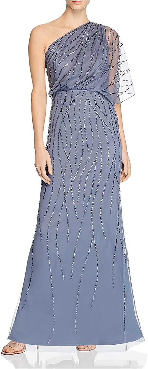 The Shoulder Adrianna Papell Beaded Dress Adrianna Papell Women's