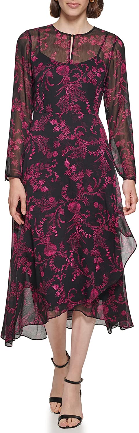 Tommy Hilfiger Women's Button Neck Midi Dress - Sithimy.com Tommy Hilfiger Women's Button Neck Midi Dress - Sithimy.com