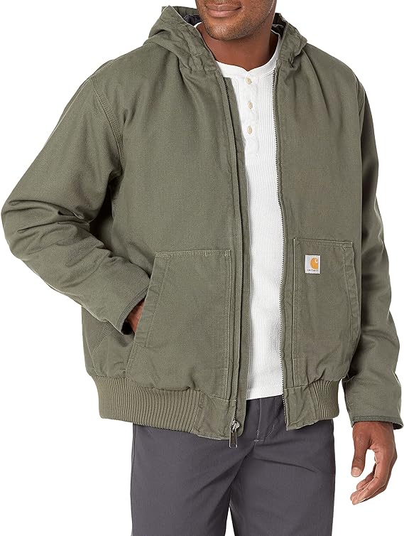 か*い様 Carhartt WASHED DUCK INSULATED Carhartt Men's Loose Fit Washed Duck Insulated Active Jacket