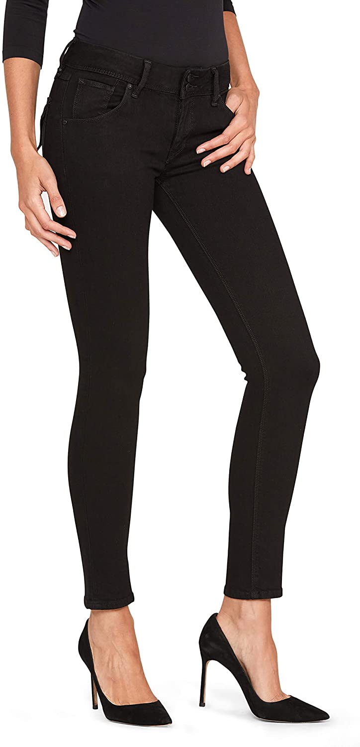 Hudson Women's Nico Mid Rise Super Skinny Jean – Ankle-Length Stretch Denim